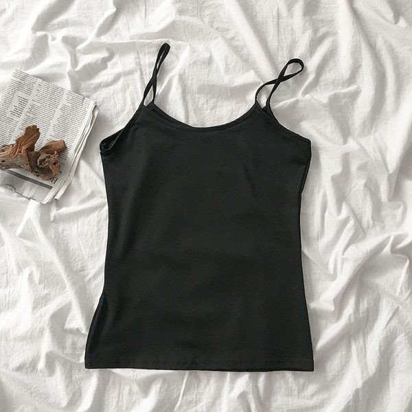 Ženska ležerna majica na tanke naramenice - u više boja