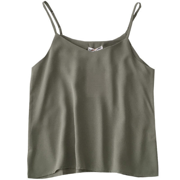 Maieu de dama cu bretele subtiri model uni in mai multe culori