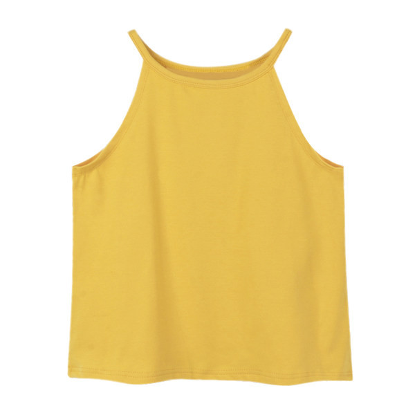 Γυναικεία αμάνικι μπλούζα δύο χρωμάτων με φαρδύ λουράκι