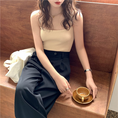 Γυναικεία αμάνικι μπλούζα με κορδόνι