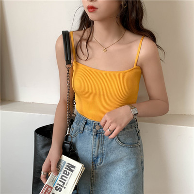 Γυναικεία αμάνικι μπλούζα με κορδόνι