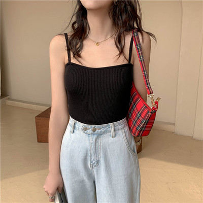 Γυναικεία αμάνικι μπλούζα με κορδόνι