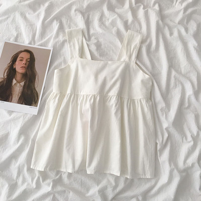 Maieu modern de damă cu panglică și bretele largi