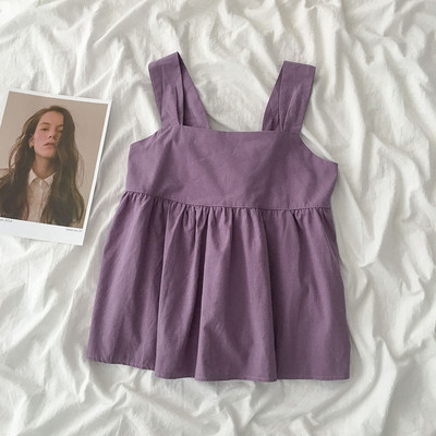 Maieu modern de damă cu panglică și bretele largi