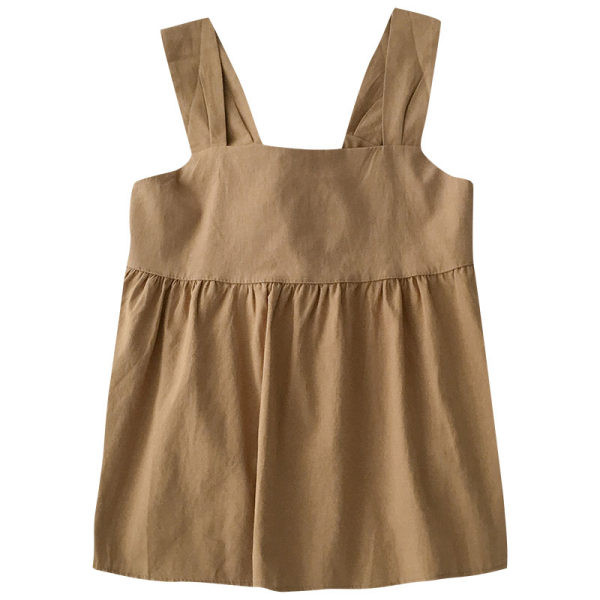 Maieu modern de damă cu panglică și bretele largi