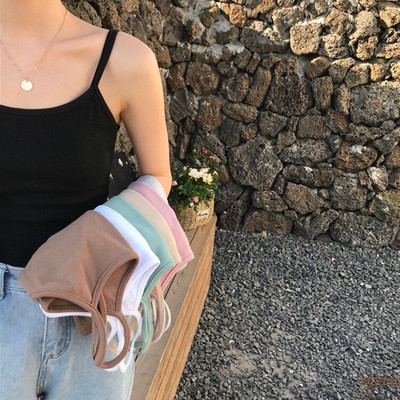 Γυναικεία βαμβακερή αμάικιμπλούζα με τετράγωνο ντεκολτέ