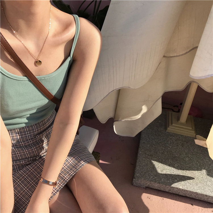 Γυναικεία βαμβακερή αμάικιμπλούζα με τετράγωνο ντεκολτέ