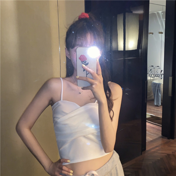 Top modern scurt cu transfer