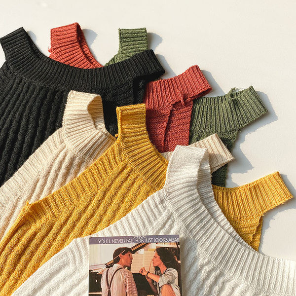 Maieu casual dama tricotat cu decolteu oval - mai multe culori