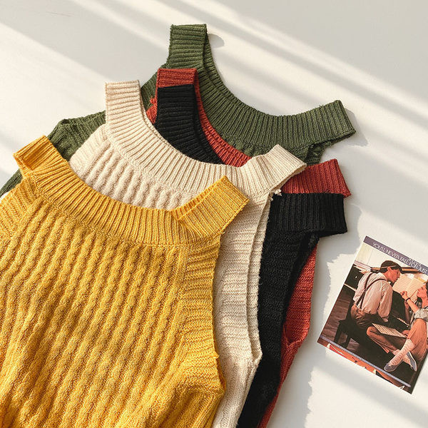 Maieu casual dama tricotat cu decolteu oval - mai multe culori