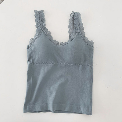 Καθημερινή γυναικεία αμάνικι μπλούζα - ντεκολτέ και γυμνή πλάτη