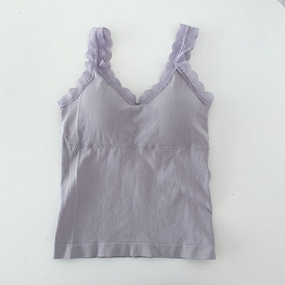 Καθημερινή γυναικεία αμάνικι μπλούζα - ντεκολτέ και γυμνή πλάτη