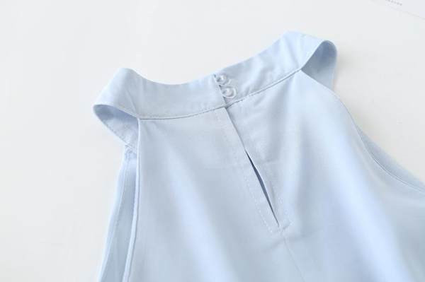 Γυναικείο καθημερινό  αμάνικο  με λεπτά τιραντάκια με φερμουάρ