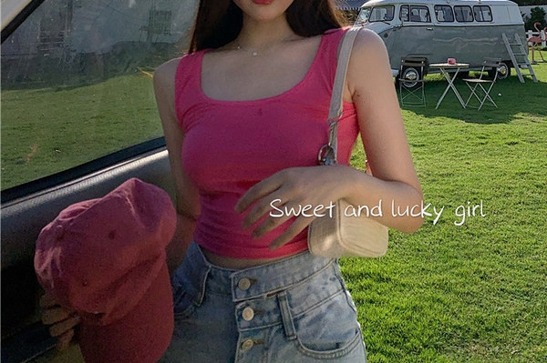 Maieu de zi cu zi pentru femei, într-o singură culoare, cu bretele largi