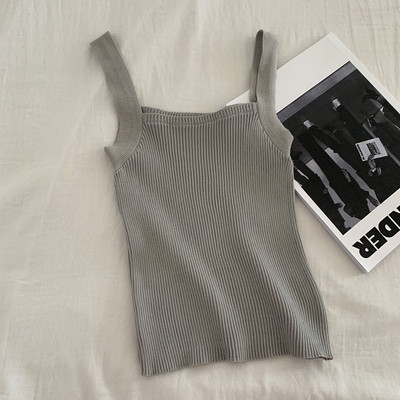 Maieu casual dama cu bretele late - decolteu patrat