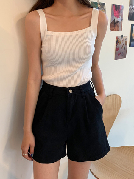 Maieu casual dama cu bretele late - decolteu patrat