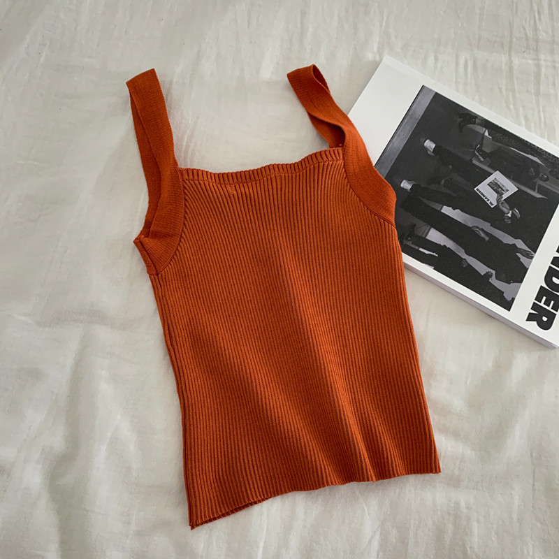 Maieu casual dama cu bretele late - decolteu patrat