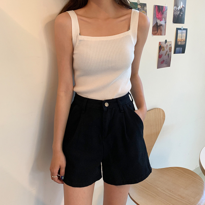 Maieu casual dama cu bretele late - decolteu patrat