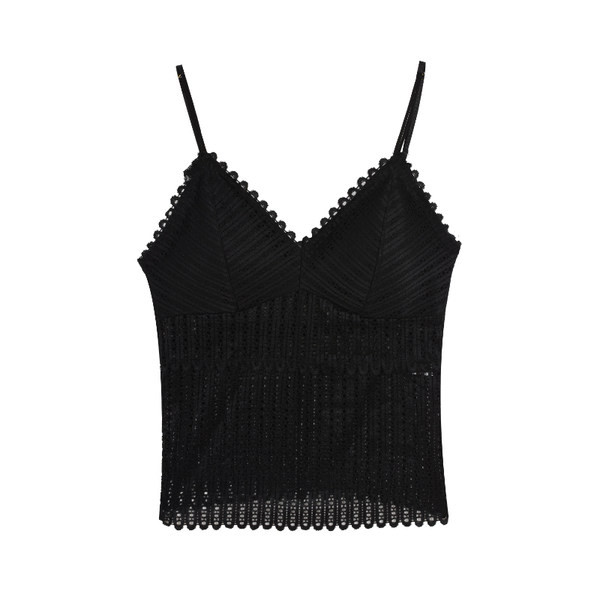 Δαντελένιο φανελάκι με λεπτά τιραντάκια - δύο μοντέλα