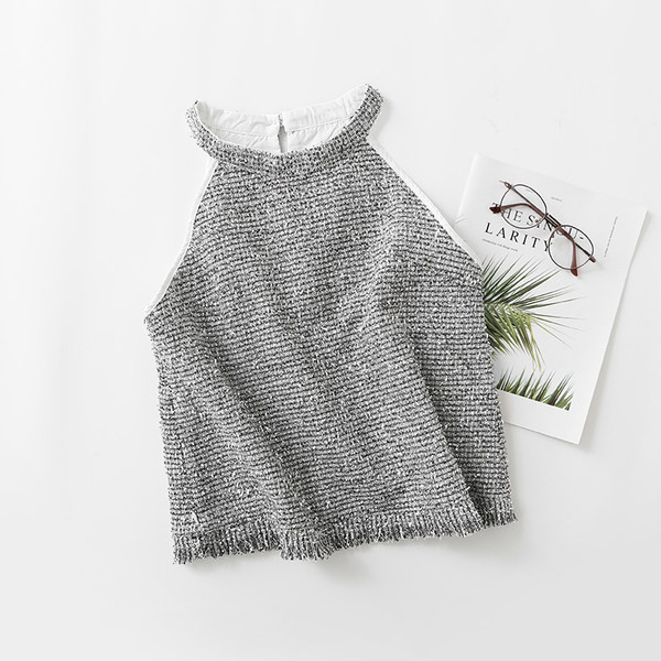 Maieu modern de damă cu decolteu în formă de O