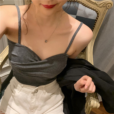 Γυναικείο καθημερινό αμάνικο με λεπτά τιραντάκια μοντέρνο σε διάφορα χρώματα