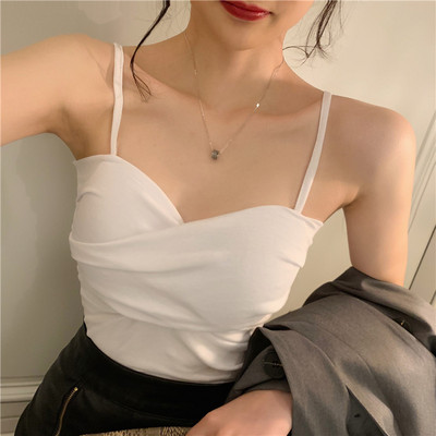 Γυναικείο καθημερινό αμάνικο με λεπτά τιραντάκια μοντέρνο σε διάφορα χρώματα