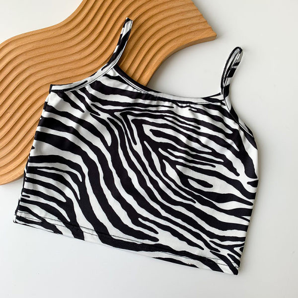 Maieu casual de damă cu model animal și decolteu rotund