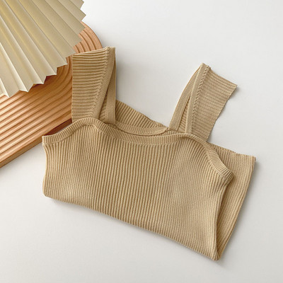 Maieu de damă model nou cu bretele largi și decolteu pătrat