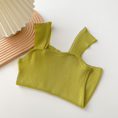 Maieu de damă model nou cu bretele largi și decolteu pătrat