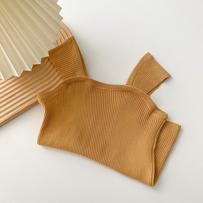 Maieu de damă model nou cu bretele largi și decolteu pătrat