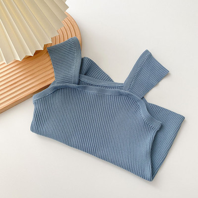 Maieu de damă model nou cu bretele largi și decolteu pătrat