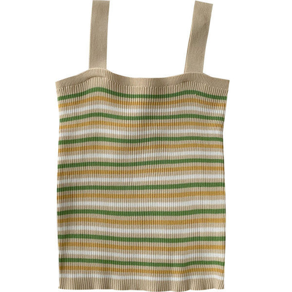 Maiou de damă în dungi model nou, cu decolteu pătrat