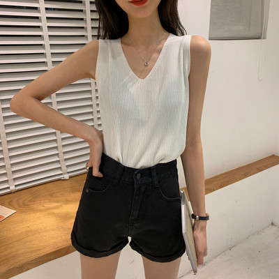 Top de damă model nou cu decolteu în V