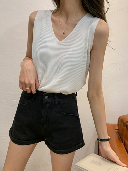 Top de damă model nou cu decolteu în V