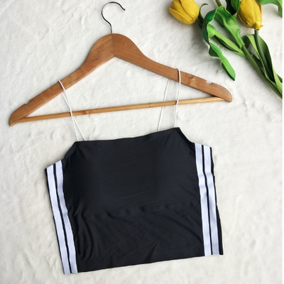 Γυναικεία αμάνικι μπλούζα με λεπτά τιραντάκια