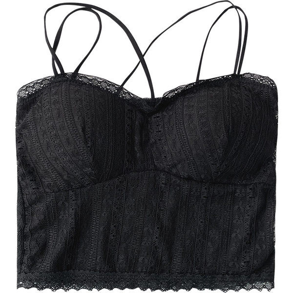 Maieu modern de dama cu bretele subtiri - stil retro culoare alb si negru