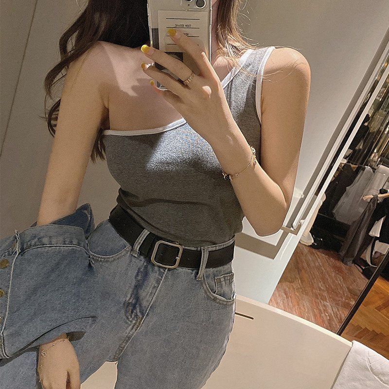 Νέο γυναικείο αμάνικο μπλουζάκι με ένα τιραντάκι