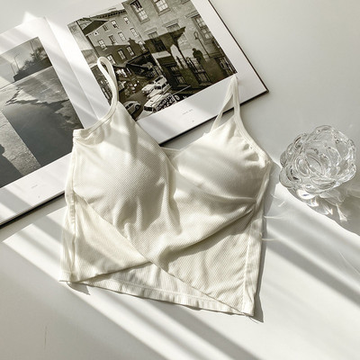 Maieu de dama cu bretele subtiri - model asimetric