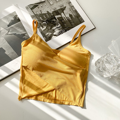 Maieu de dama cu bretele subtiri - model asimetric