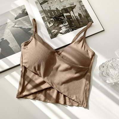 Maieu de dama cu bretele subtiri - model asimetric