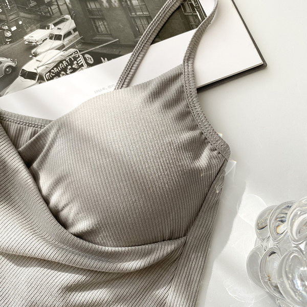 Maieu de dama cu bretele subtiri - model asimetric