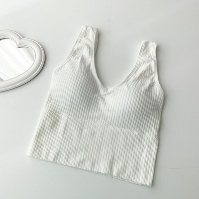 Μοντέρνα γυναικεία αμάνικι μπλούζα με ντεκολτέ  - κλασικό μοντέλο