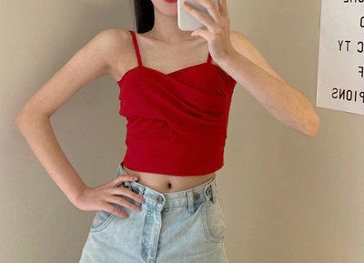 Γυναικείο μπουστάκι με λεπτά τιραντάκια 