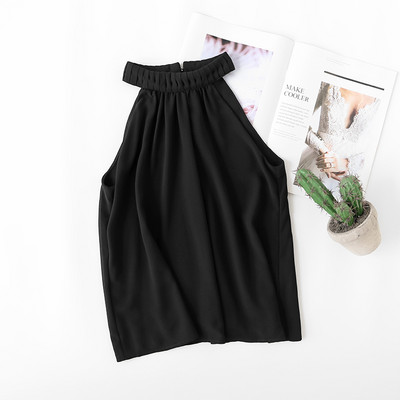 Γυναικείο καθημερινό αμάνικο με λεπτά τιραντάκια με λαιμόκοψη