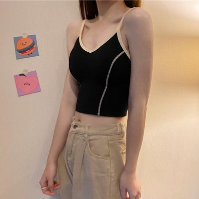 Bustiera sport de dama cu bretele subtiri