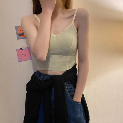 Bustiera sport de dama cu bretele subtiri