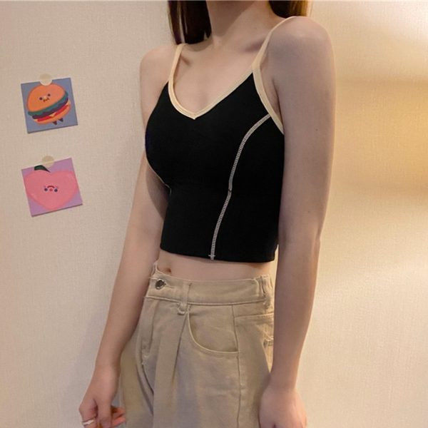 Bustiera sport de dama cu bretele subtiri