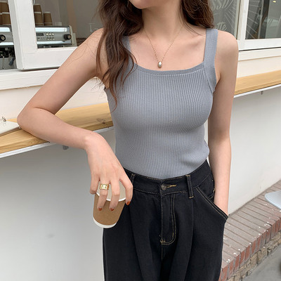 Maieu de damă cu model uni tricotat subțire