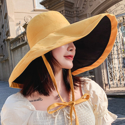 Palarie de dama cu franjuri si cravate