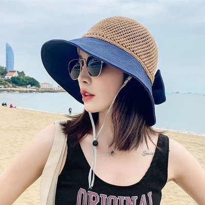 Ženska ljetna kapa sa šilterom i trakom